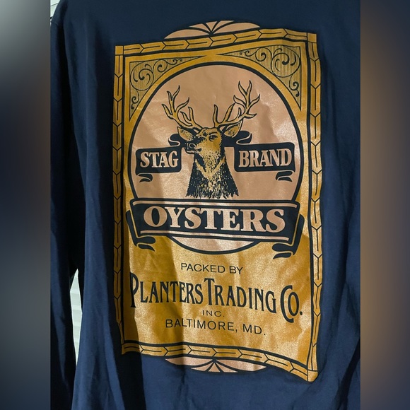 Chesapeake Bay Maritime Museum Men’s M long sleeve shirt in Navy - Picture 4 of 4